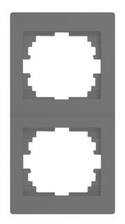 LOGI Dvojnásobný vertikální rámeček - grafit 25299