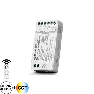 MiBOXER RF 2.4GHz přijímač 2v1 pro jednobarevné a CCT LED pásky Mi-Light FUT035S+