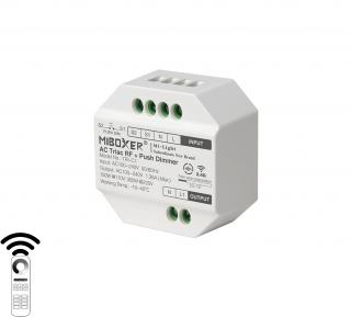 MiBOXER TRIAK RF přijímač stmívač / spínač na dálkové ovládání 2.4GHz Mi-Light
