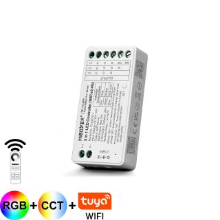MiBOXER WIFI + RF přijímač 3v1 pro RGB, RGBW a RGB+CCT LED pásky WIFI Mi-Light FUT037W+