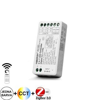 MiBOXER ZigBee + RF přijímač 2v1 pro jednobarevné a CCT LED pásky Mi-Light FUT035Z+