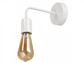 Nástěnné přisazené svítidlo LOFT bílé pro LED žárovku E27