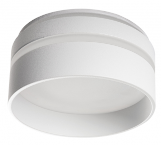Ozdobná bodovka světelný prstenec GOVIK bílá pro LED žárovky GU10 a MR16