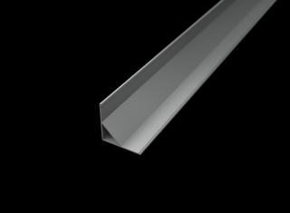 R5-S stříbrný rohový hliníkový profil 16x16mm - chladící LED ALU lišta pro LED pásek se sklonem 45° Varianta profilu: Profil 2metry