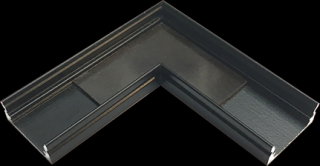 Spojovací roh 5x5cm pro hliníkový profil SF1-B černý 17x8mm - chladící LED ALU přisazená lišta pro LED pásek