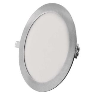 Stříbrné LED vestavné svítidlo NEXXO 18W kruhové se změnou CCT