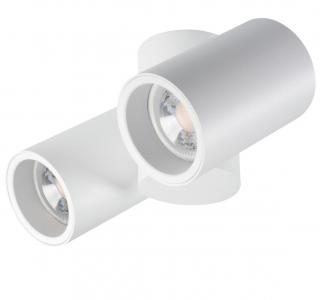 Stropní otočné bodové svítidlo BLURRO bílé pro 2x LED žárovku GU10