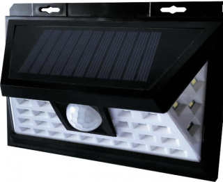 Venkovní solární LED reflektor EMA s čidlem pohybu 5W neutrální bílá GXSO003