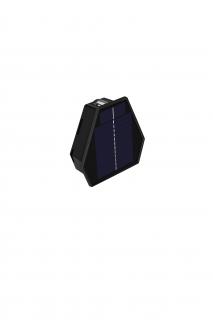 Venkovní solární nástěnné LED osvětlení IMMAX WALL-2 CCT se světelným čidlem 2W