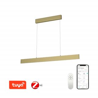 VÝPRODEJ - Immax NEO LISTON Smart závěsné svítidlo 118cm 18W zlaté Zigbee 3.0 - vystaveno