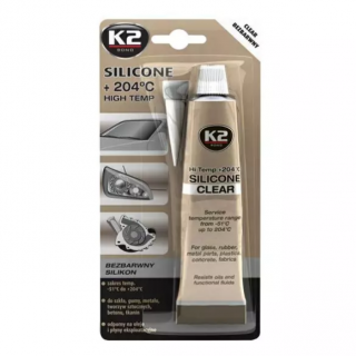 Vysokoteplotní čirý silikon K2 SILICONE CLEAR 85g