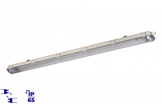 Zářivkové svítidlo DICHT 120cm pro 2x LED trubice T8 průchozí IP65
