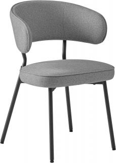 Polstrovaná jídelní židle Barva: Tmavě šedá