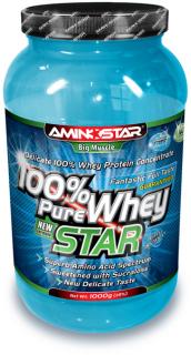 100% Pure Whey Star 1000g Příchuť: vanilka-skořice