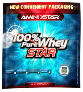 100% Pure Whey Star 2000g Příchuť: vanilka-skořice