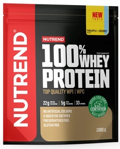 100% Whey Protein 1000g Příchuť: jahoda