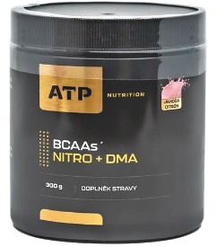 ATP Nutrition BCAAs Nitro + DMA 300 g Příchuť: jahoda-citron