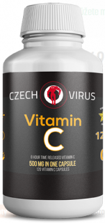 Czech Virus Vitamin C 500 mg 120 cps