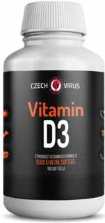 Czech Virus Vitamin D3 180 cps