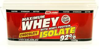 Maximum Whey Protein Isolate 1kg Příchuť: čokolada