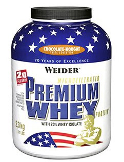Premium Whey Protein 2300g Příchuť: jahoda-vanilka