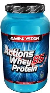Whey protein actions 85 1000g Příchuť: jahoda