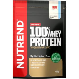 100 % Whey Protein - 2250 g, čoko brownies Barva: bílá čoko - kokos, Velikost: 400 g