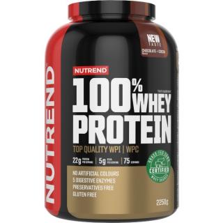 100 % Whey Protein - 2250 g, čoko brownies Barva: ledová káva, Velikost: 2250 g