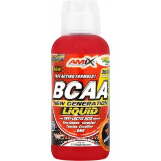 BCAA New Generation Liquid - 1000 ml, malina Barva: citron-limeta, Velikost: 500 ml