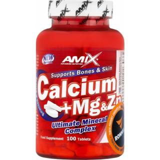Calcium + Mg + Zn Velikost: 100 tbl