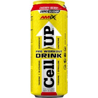CellUp Pre Workout Drink - 500 ml, višeň Barva: višeň, Velikost: 500 ml