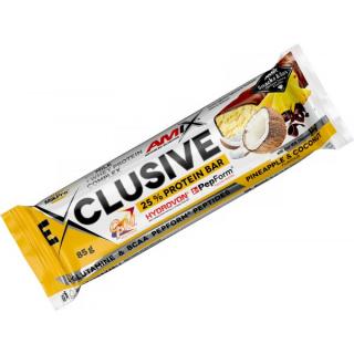Exclusive Protein Bar - 85 g, dvojitá čokoláda Barva: banán-čokoláda, Velikost: 85 g