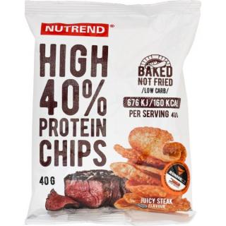 High Protein Chips - 40 g, paprika Barva: juicy steak, Velikost: 40 g