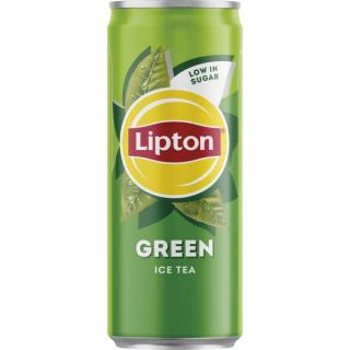 Lipton zelený čaj - 500 ml, limeta-máta Barva: zelený čaj, Velikost: 330 ml