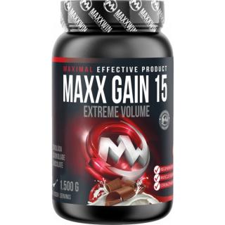 Maxx Gain 15 - 1500 g, čokoláda Barva: jahoda, Velikost: 1500 g