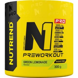 N1 Pro Pre-Workout - 300 g, zelená limonáda Barva: lesní plody, Velikost: 300 g