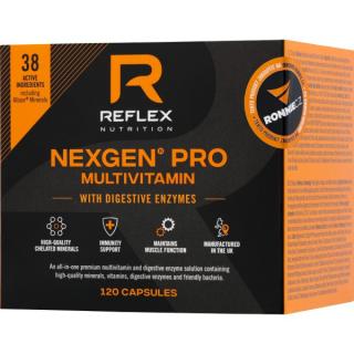 Nexgen Pro Multivitamin + Digestive Enzymes Velikost: 120 cps
