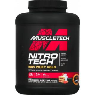 Nitro-Tech 100 % Whey Gold Barva: dvojitá čokoláda, Velikost: 2280 g