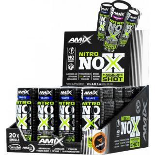 NitroNoX Shot - 20x 60 ml, hrozny Barva: ovoce, Velikost: 20x 60 ml