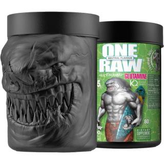 One Raw® Glutamine - bez příchuti Barva: bez příchuti, Velikost: 400 g