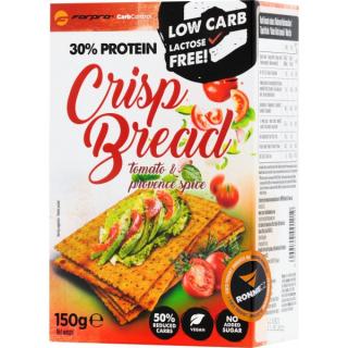 Proteinový křupavý chléb ForPro® - 150 g, rajče a provensálské koření Barva: česnek a cibule, Velikost: 150 g
