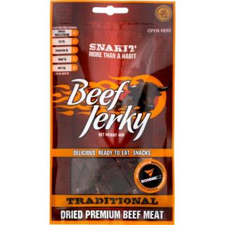 Sušené maso Snakit Beef Jerky - 40 g, tradiční Barva: BBQ, Velikost: 40 g