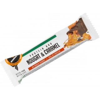 Trec Protein Bar - 46 g, nugát-karamel Barva: 49 g, arašídy-karamel