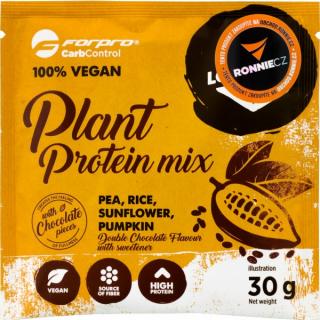 Veganský protein ForPro® - 510 g, dvojitá čokoláda Barva: dvojitá čokoláda, Velikost: 30 g