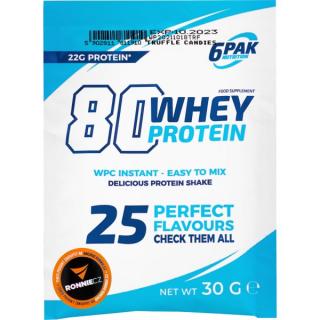 Whey Protein 80 - 908 g, čokoláda Barva: slaný karamel, Velikost: 30 g