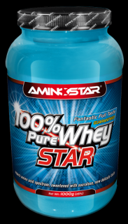 100% Pure Whey Star 1000 g Příchuť: Kokos + čokoláda