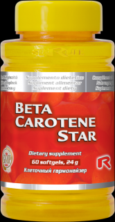 BETA CAROTENE STAR 60 tobolek - 25.000 I.U. vitaminu A