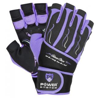 Dámské fitness rukavice FITNESS CHICA PS 2710 Velikosti: S fialové