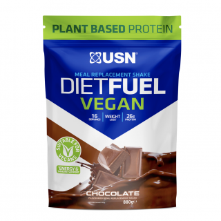 Diet Fuel Vegan 880 g Příchuť: Jahoda