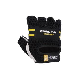 Fitness rukavice BASIC EVO PS 2100 Velikosti: S žluté